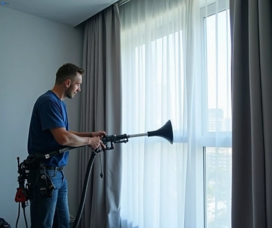 Professional curtain stain removal process equipment Matty Curtain Cleaning nelson-nsw